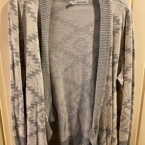 Aztec Print Cardigan